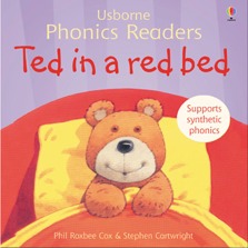 Usborne Phonics Readers- Ted In A Red Bed